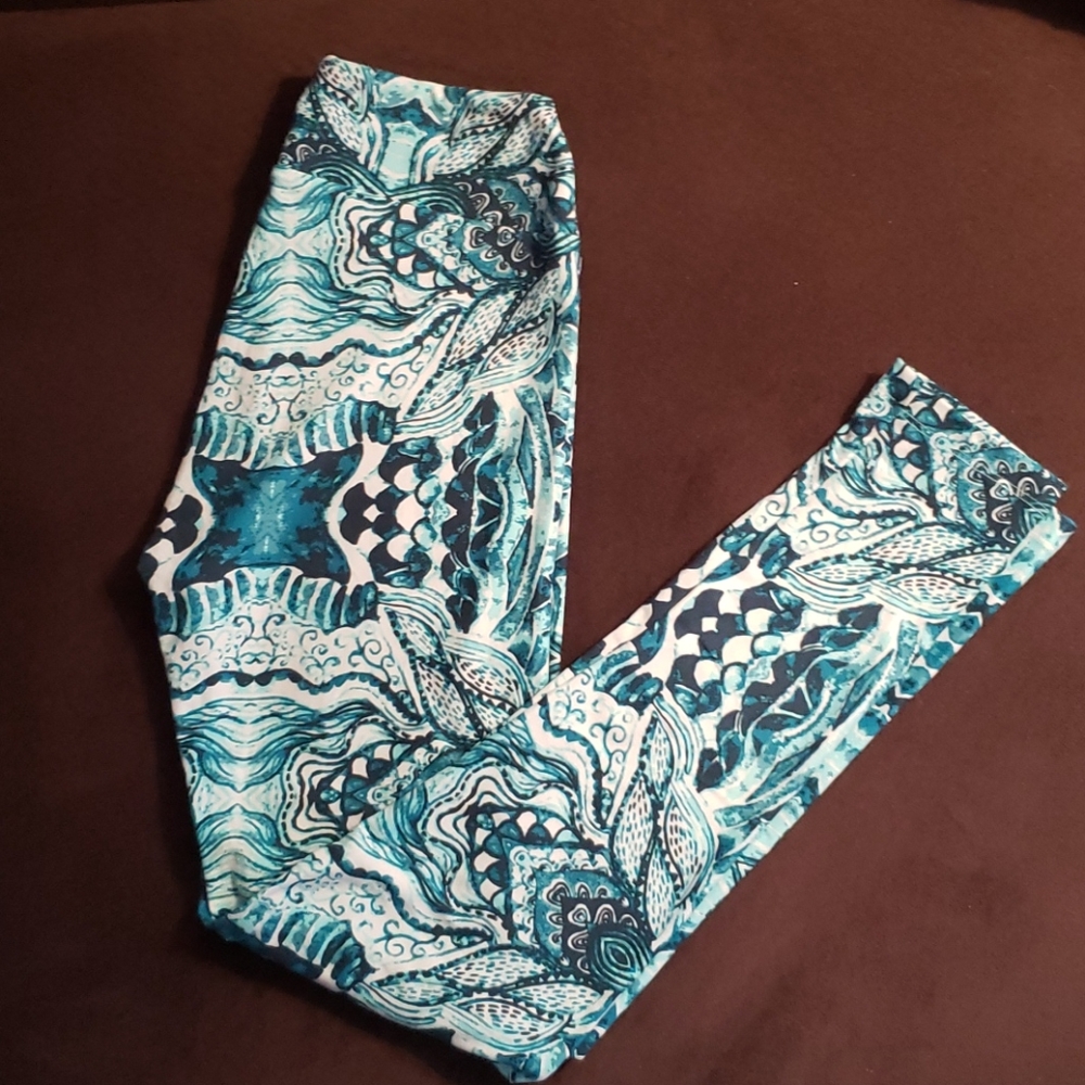 LuLaRoe Mermaid Leggings OS